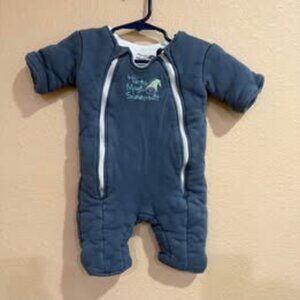 Baby Merlin's Magic Sleepsuit Large (6-9 Months) blue